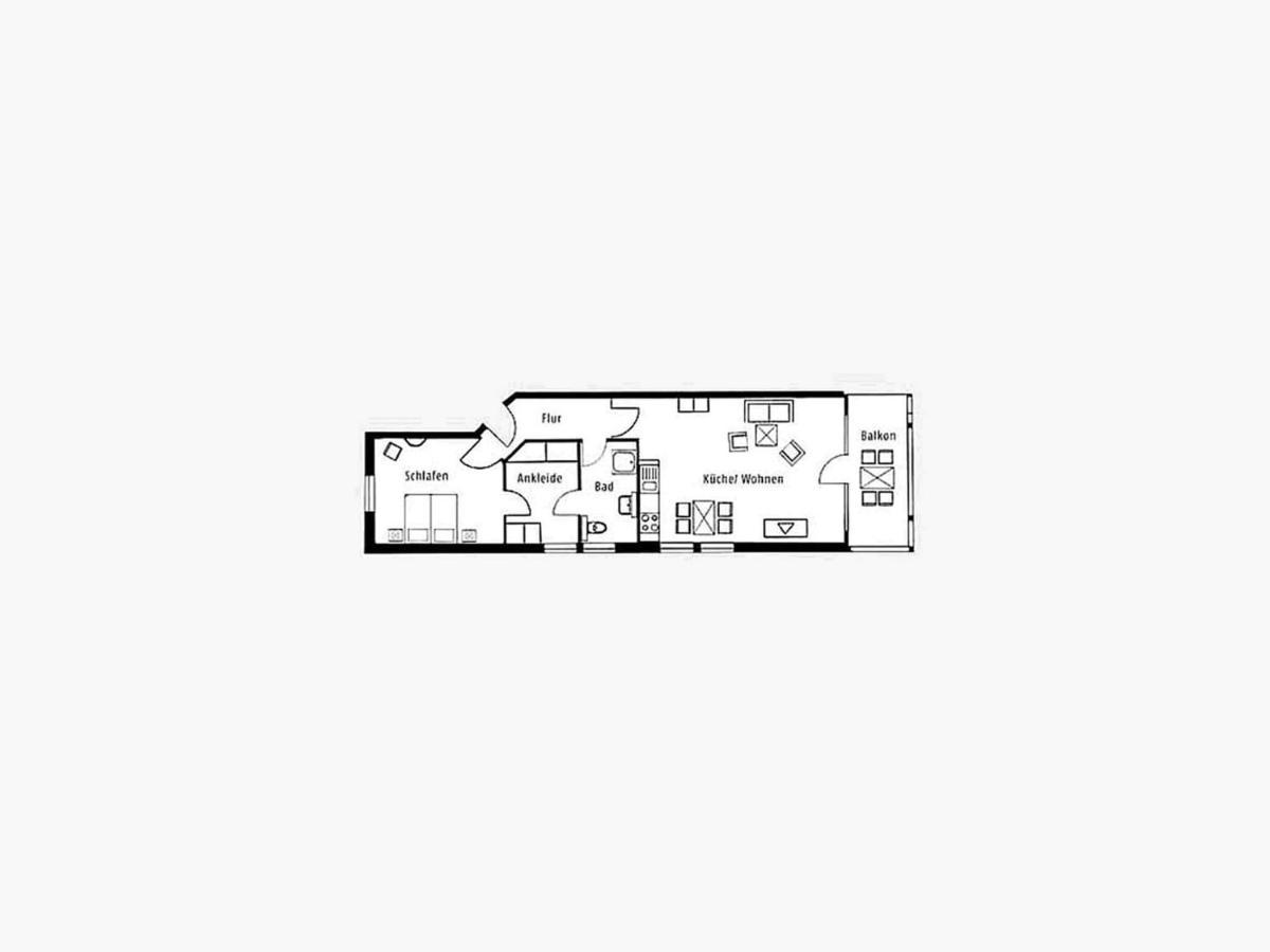 Duenenpark Binz - Komfort Ferienwohnung Mit 1 Schlafzimmer Und Balkon Im Obergeschoss 225 Eksteriør bilde